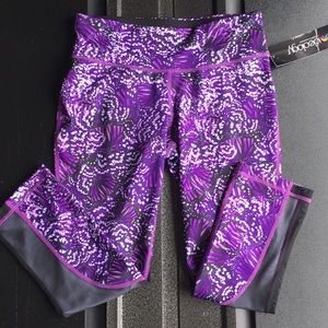 Ideology Crop Legging Purple Capri  Activewear XS